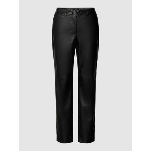Spodnie z imitacji skóry ze sklepu Peek&Cloppenburg  w kategorii Spodnie damskie - zdjęcie 167676443