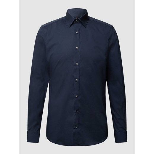 Koszula biznesowa o kroju slim fit z popeliny ze sklepu Peek&Cloppenburg  w kategorii Koszule męskie - zdjęcie 167677304