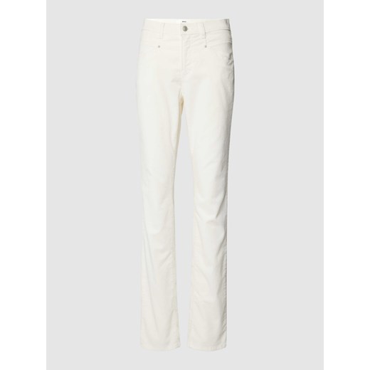 Spodnie sztruksowe z wpuszczanymi kieszeniami ze sklepu Peek&Cloppenburg  w kategorii Spodnie damskie - zdjęcie 167677711