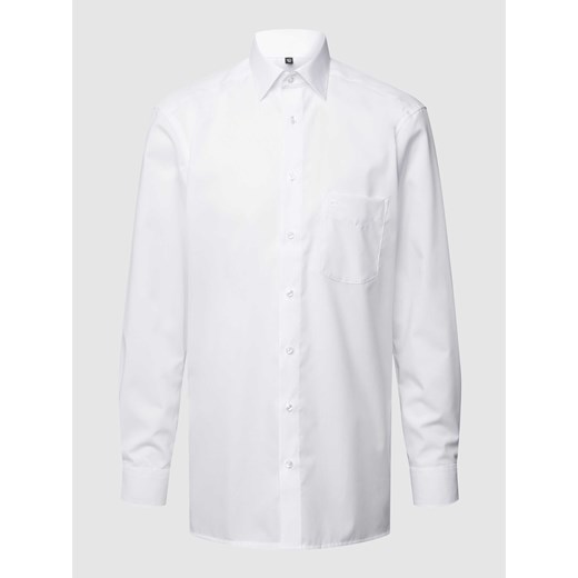Koszula biznesowa o kroju regular fit z popeliny ze sklepu Peek&Cloppenburg  w kategorii Koszule męskie - zdjęcie 167677871