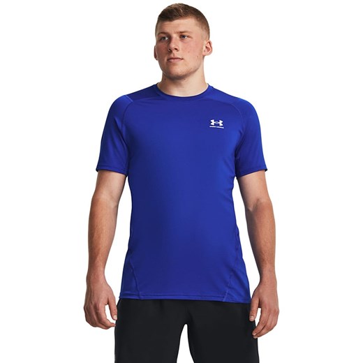 Under Armour Koszulka sportowa &quot;HG&quot; w kolorze niebieskim ze sklepu Limango Polska w kategorii T-shirty męskie - zdjęcie 167679284