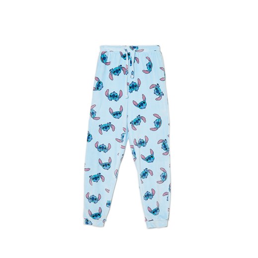 Cropp - Długa piżama Lilo i Stitch - błękitny Cropp L Cropp