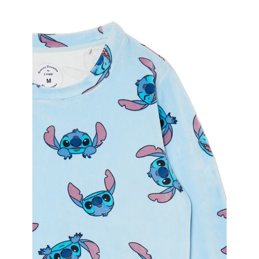Cropp - Długa piżama Lilo i Stitch - błękitny Cropp M Cropp