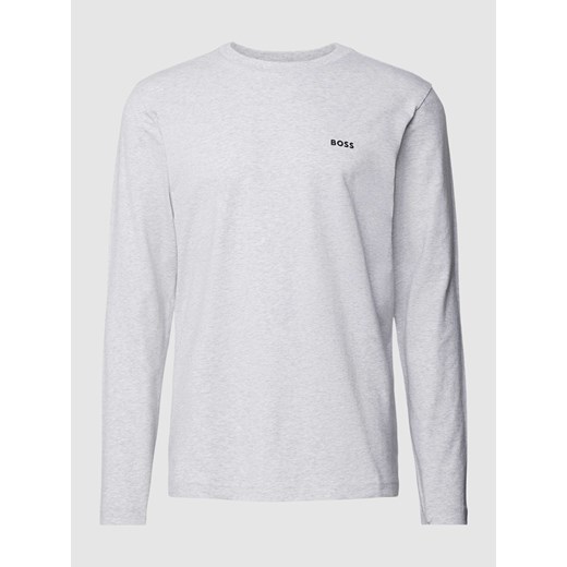 Bluzka z długim rękawem i nadrukiem z logo ze sklepu Peek&Cloppenburg  w kategorii T-shirty męskie - zdjęcie 167690324