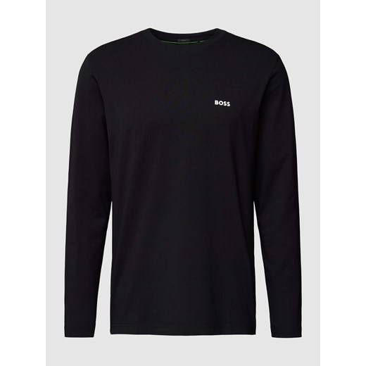 Bluzka z długim rękawem i nadrukiem z logo ze sklepu Peek&Cloppenburg  w kategorii T-shirty męskie - zdjęcie 167690332