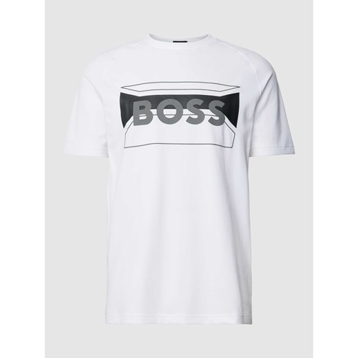 T-shirt z nadrukiem z logo ze sklepu Peek&Cloppenburg  w kategorii T-shirty męskie - zdjęcie 167690333
