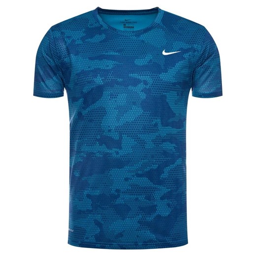 Nike Koszulka techniczna Dry Leg Tee Camo CK4252 Szary Standard Fit Nike M okazyjna cena MODIVO