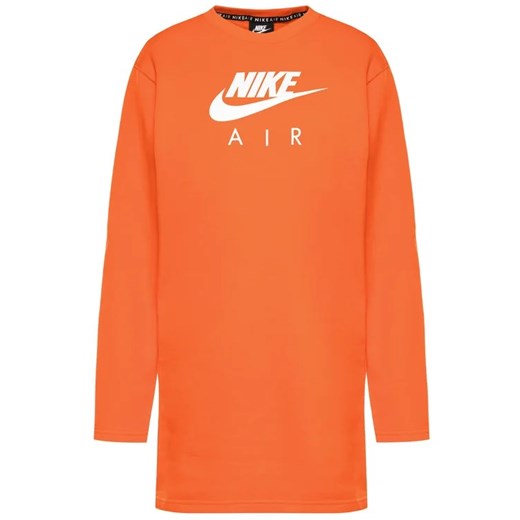 Nike Sukienka dzianinowa Nsw Air BV5134 Pomarańczowy Loose Fit Nike M okazyjna cena MODIVO