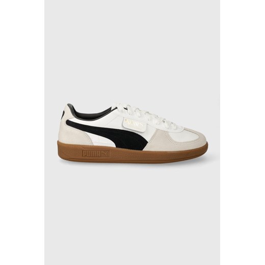 Puma sneakersy skórzane Palermo kolor biały 396464 ze sklepu ANSWEAR.com w kategorii Buty sportowe damskie - zdjęcie 167696453