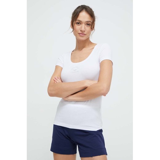 Emporio Armani Underwear t-shirt lounge kolor biały ze sklepu ANSWEAR.com w kategorii Bluzki damskie - zdjęcie 167697043