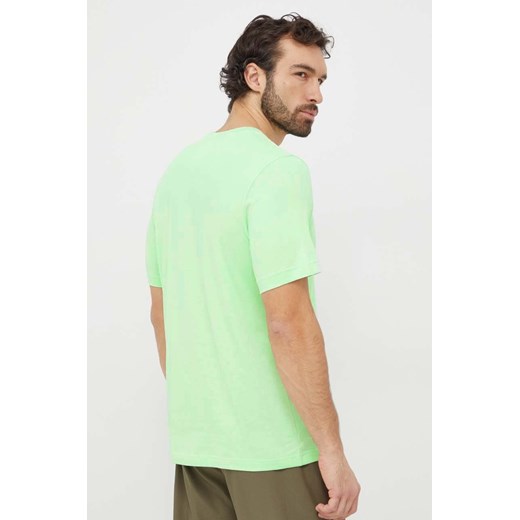 Zielony t-shirt męski Adidas z krótkim rękawem 