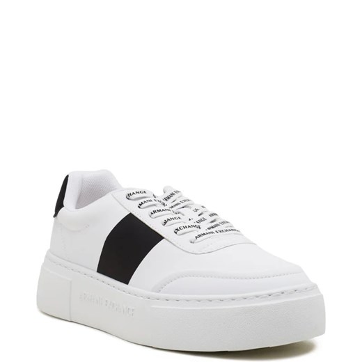 Buty sportowe damskie Armani Exchange sneakersy tkaninowe