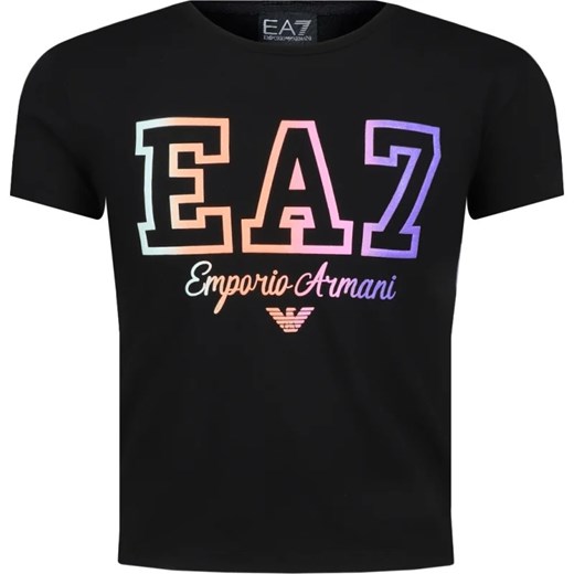 EA7 T-shirt | Cropped Fit 150 okazyjna cena Gomez Fashion Store