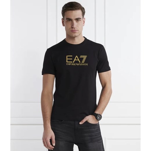 T-shirt męski Emporio Armani z bawełny z krótkim rękawem w stylu młodzieżowym 