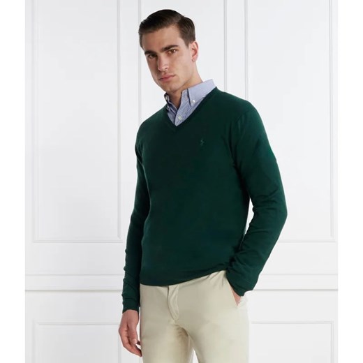 POLO RALPH LAUREN Wełniany sweter | Slim Fit Polo Ralph Lauren S Gomez Fashion Store