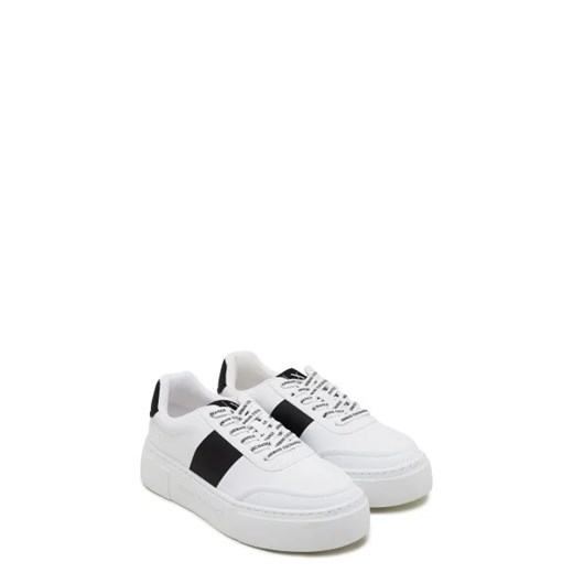 Buty sportowe damskie Armani Exchange sneakersy tkaninowe