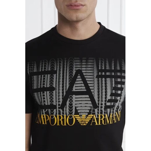 EA7 T-shirt | Regular Fit M okazyjna cena Gomez Fashion Store