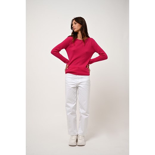 AUTHENTIC CASHMERE Kaszmirowy sweter &quot;Epéna&quot; w kolorze różowym S Limango Polska okazyjna cena