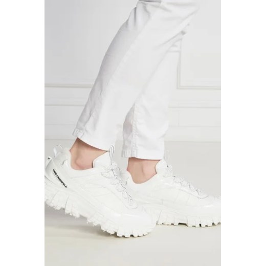 Buty sportowe damskie Karl Lagerfeld sneakersy z tworzywa sztucznego