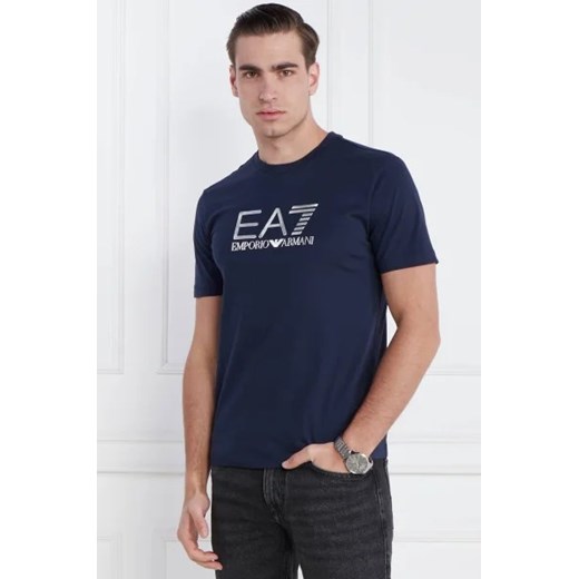 T-shirt męski Emporio Armani na wiosnę z krótkimi rękawami 