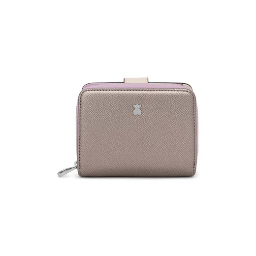Tous portfel New Dubai Saffiano damski kolor srebrny 2001689955 ze sklepu ANSWEAR.com w kategorii Portfele damskie - zdjęcie 167712430