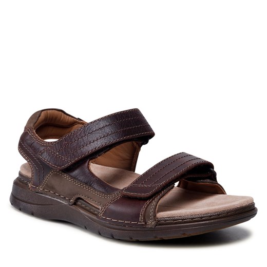 Sandały Clarks Nature Trek 261591947 Mahogany Combi Clarks 42 eobuwie.pl