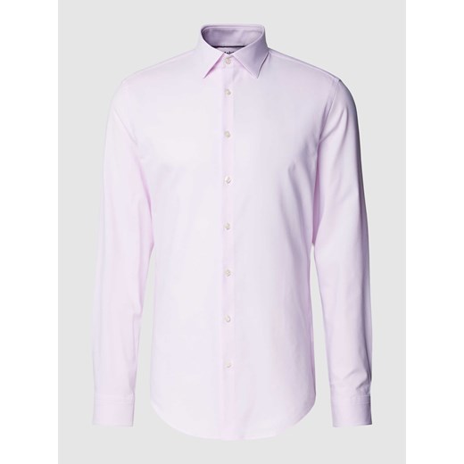 Koszula biznesowa o kroju slim fit z kołnierzykiem typu cutaway ze sklepu Peek&Cloppenburg  w kategorii Koszule męskie - zdjęcie 167716110