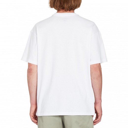 Męski t-shirt z nadrukiem Volcom Edener Lse Sst - biały ze sklepu Sportstylestory.com w kategorii T-shirty męskie - zdjęcie 167716890