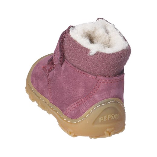 PEPINO Skórzane botki zimowe &quot;Nico&quot; w kolorze różowym Pepino 25 promocyjna cena Limango Polska