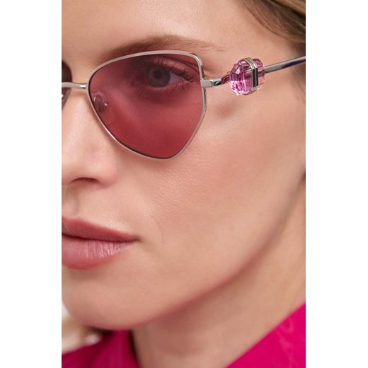 Swarovski okulary przeciwsłoneczne 5679531 LUCENT kolor różowy Swarovski ONE wyprzedaż ANSWEAR.com