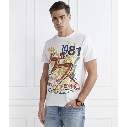 GUESS T-shirt | Regular Fit ze sklepu Gomez Fashion Store w kategorii T-shirty męskie - zdjęcie 167720774