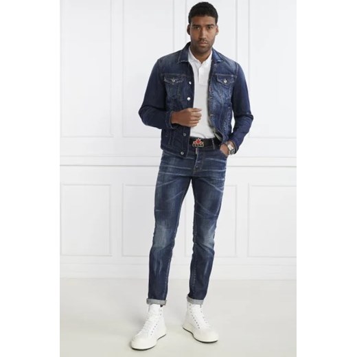 Dsquared2 Kurtka jeansowa | Slim Fit Dsquared2 48 Gomez Fashion Store