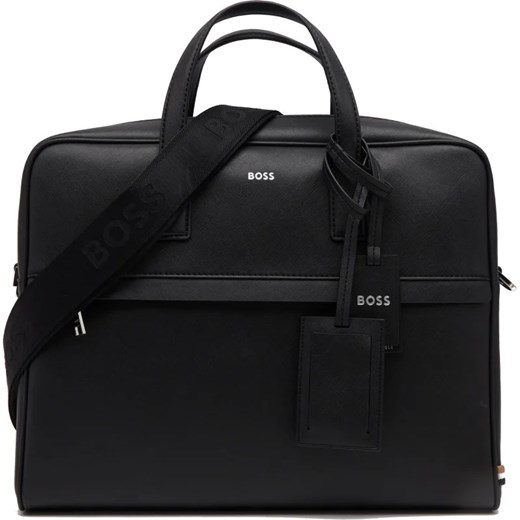 BOSS Skórzana torba na laptopa 15" Zair_S Uniwersalny Gomez Fashion Store