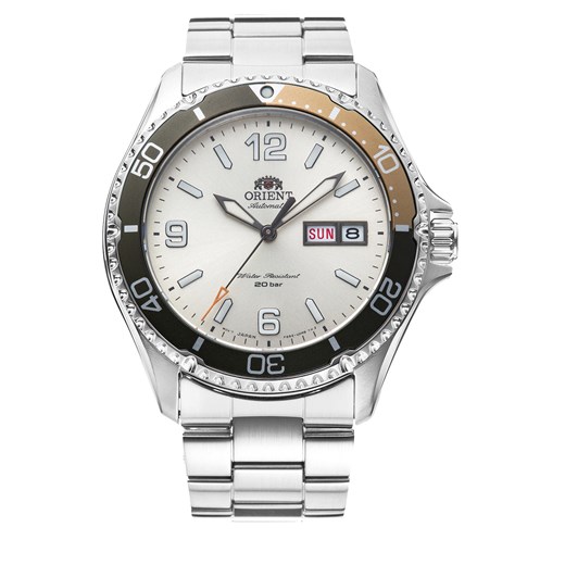 Zegarek Orient Mako Kamasu RA-AA0821S19B Srebrny ze sklepu eobuwie.pl w kategorii Zegarki - zdjęcie 167723841