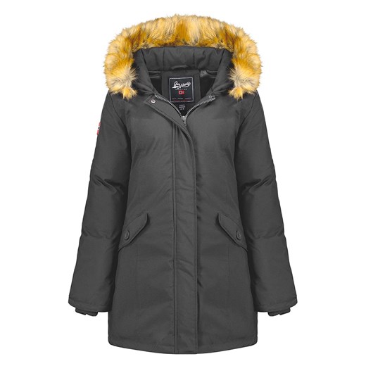 Geographical Norway Parka &quot;Dinasty&quot; w kolorze szarym ze sklepu Limango Polska w kategorii Kurtki damskie - zdjęcie 167724192