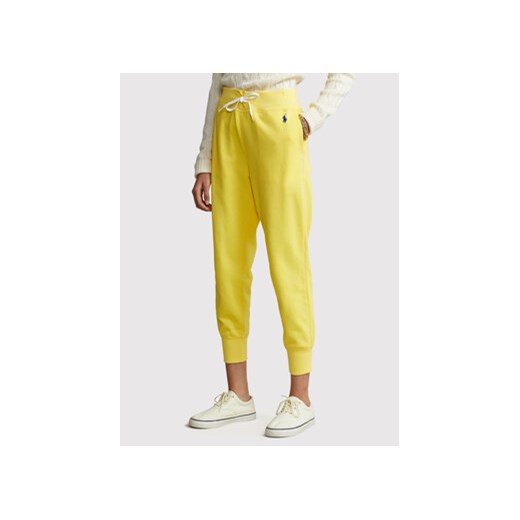 Polo Ralph Lauren Spodnie dresowe 211780215022 Żółty Regular Fit Polo Ralph Lauren S wyprzedaż MODIVO