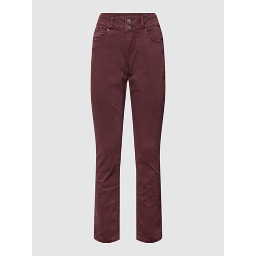 Spodnie z 5 kieszeniami model ‘TUMMYLESS’ ze sklepu Peek&Cloppenburg  w kategorii Spodnie damskie - zdjęcie 167731181