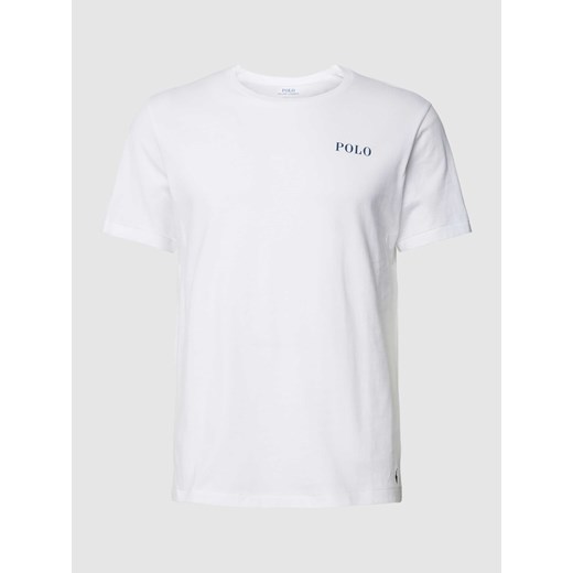 T-shirt z nadrukiem z logo model ‘LIQUID COTTON’ ze sklepu Peek&Cloppenburg  w kategorii T-shirty męskie - zdjęcie 167731254
