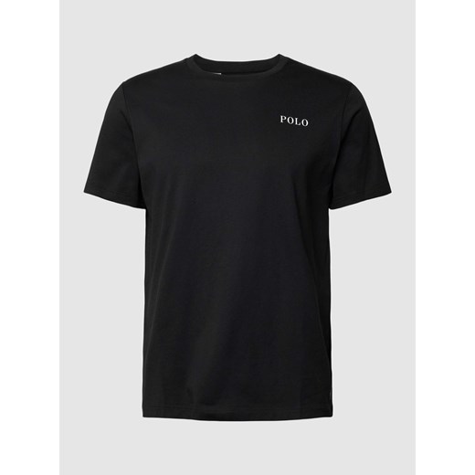 T-shirt z nadrukiem z logo model ‘LIQUID COTTON’ ze sklepu Peek&Cloppenburg  w kategorii T-shirty męskie - zdjęcie 167731430
