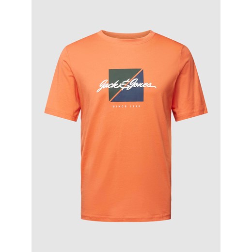 T-shirt z nadrukiem z logo model ‘JORWAYNE’ ze sklepu Peek&Cloppenburg  w kategorii T-shirty męskie - zdjęcie 167731464