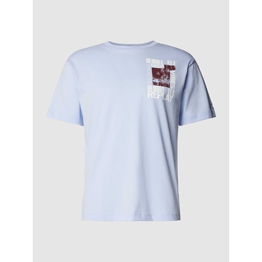 T-shirt z nadrukiem z motywem i okrągłym dekoltem ze sklepu Peek&Cloppenburg  w kategorii T-shirty męskie - zdjęcie 167731734
