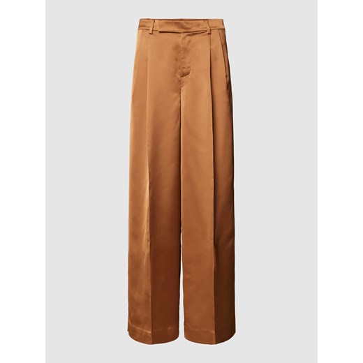 Spodnie w kant z zakładkami w pasie model ‘NAHVA’ ze sklepu Peek&Cloppenburg  w kategorii Spodnie damskie - zdjęcie 167731742