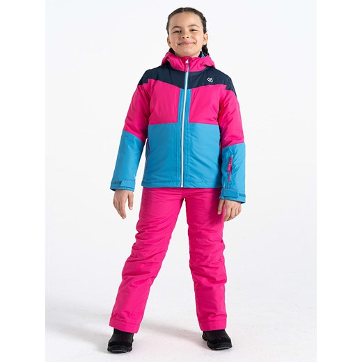 Dare 2b Kurtka narciarska &quot;Slush&quot; w kolorze niebiesko-różowym ze sklepu Limango Polska w kategorii Kurtki dziewczęce - zdjęcie 167735150
