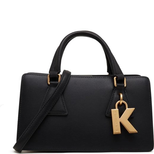 Karl Lagerfeld Skórzana torebka na ramię k/lock sm Karl Lagerfeld Uniwersalny Gomez Fashion Store