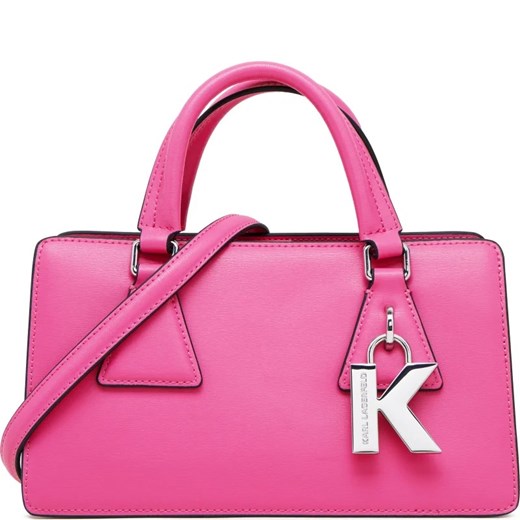 Karl Lagerfeld Skórzana torebka na ramię k/lock sm ze sklepu Gomez Fashion Store w kategorii Kuferki - zdjęcie 167736844