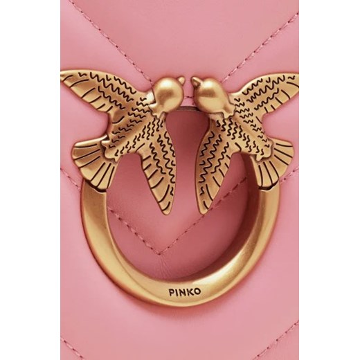 Pinko Skórzana torebka na ramię LOVE CLICK CLASSIC SHEEP NAPPA Pinko OS Gomez Fashion Store