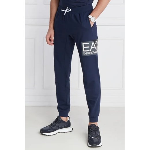 EA7 Spodnie dresowe | Regular Fit L okazja Gomez Fashion Store