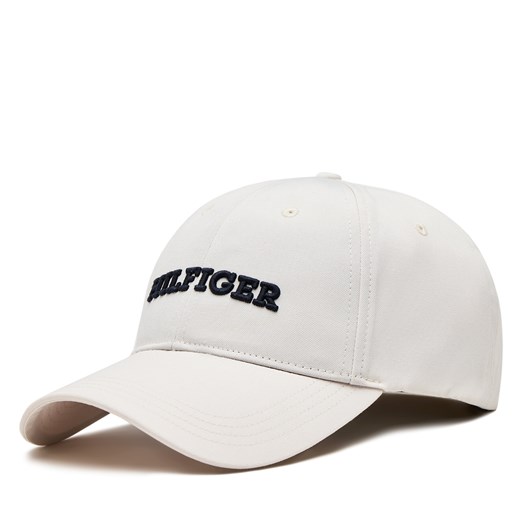 Czapka z daszkiem Tommy Hilfiger Th Monotype Canvas 6 Panel Cap AM0AM12043 Misty Coast PQT ze sklepu eobuwie.pl w kategorii Czapki z daszkiem męskie - zdjęcie 167741072