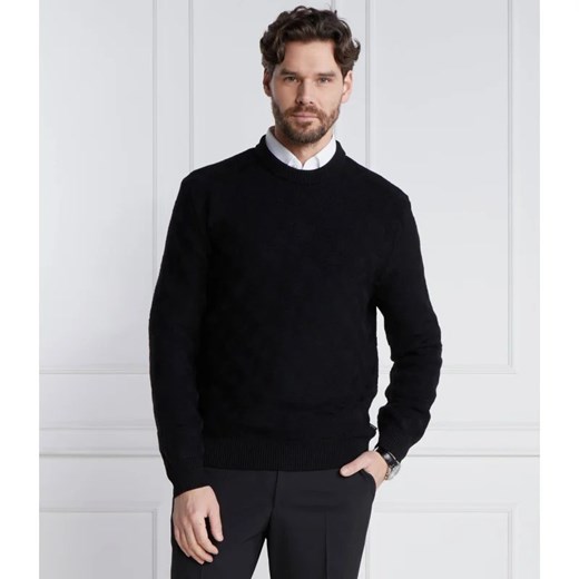 BOSS BLACK Wełniany sweter Palao | Regular Fit ze sklepu Gomez Fashion Store w kategorii Swetry męskie - zdjęcie 167741471