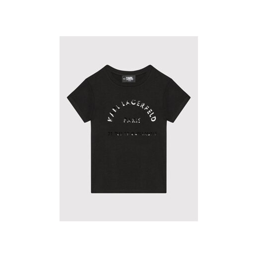 KARL LAGERFELD T-Shirt Z15351 S Czarny Regular Fit Karl Lagerfeld 10Y okazyjna cena MODIVO